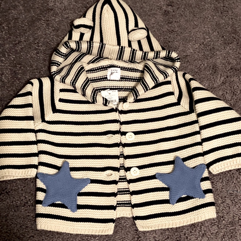 Nautical Navy Blue unisex Sweater